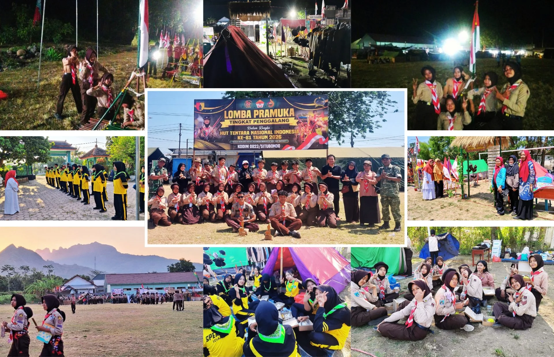 Lomba Pramuka Tingkat Penggalang Dalam Rangka HUT TNI Ke - 81 SeKabupaten Situbondo
