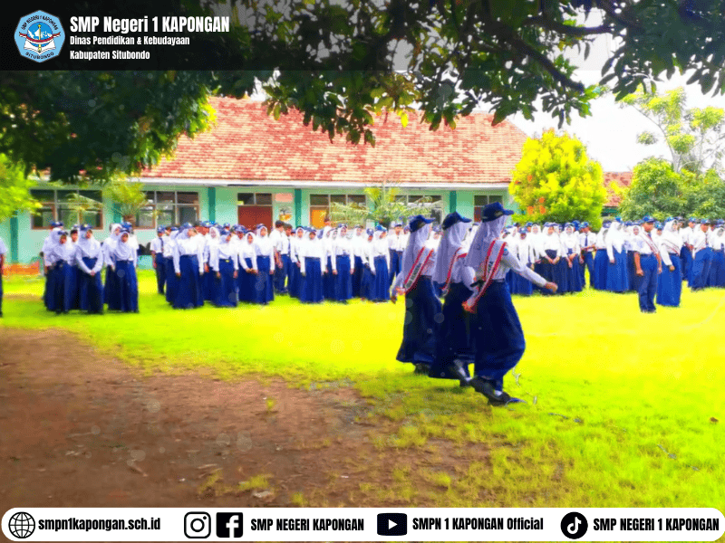 Pelaksanaan Pagi Ceria dan Upacara Bendera Pada Hari Pertama Semester Genap Tahun Ajaran 2025/2026