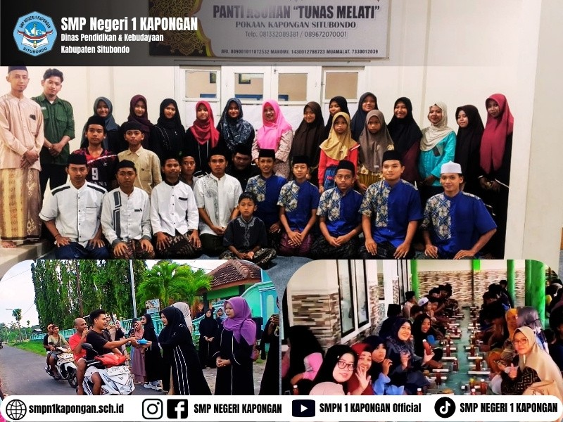 Kegiatan Buka Bersama dan Berbagi Takjil SMP Negeri 1 Kapongan di Bulan Romadhon 1447 H