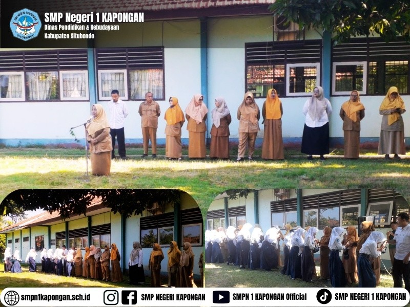 Apel Pagi dan Halal Bihalal SMP Negeri 1 Kapongan Pasca Idul Fitri 1447 H