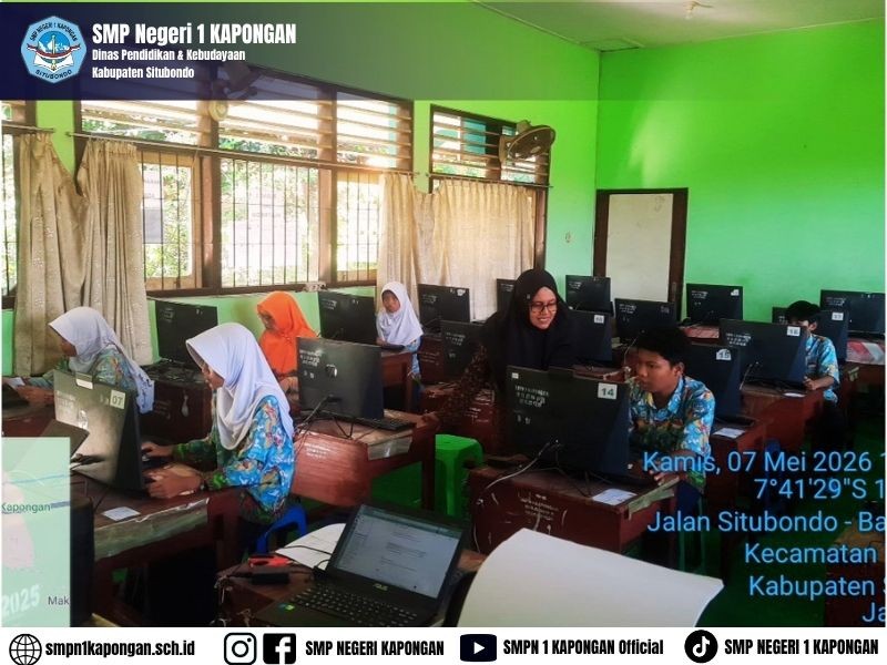 SMPN 1 Kapongan Laksanakan Simulasi OSN-K Tahun 2026 Siswa Ikuti Tiga Mata Pelajaran