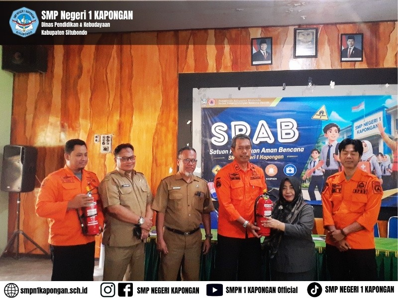BPBD Kabupaten Situbondo Gelar Sosialisasi dan Pembentukan Satuan Pendidikan Aman Bencana (SPAB) di SMPN 1 Kapongan