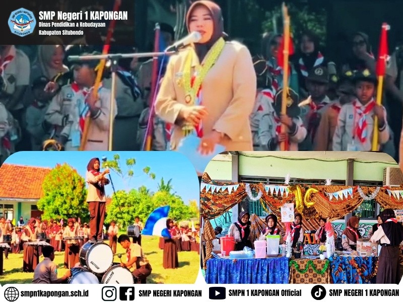 Semarak Hari Pramuka ke-65 Kwarran Kapongan Gelar Pesta Siaga di SMPN 1 Kapongan dan di Hadiri Langsung Ketua Kwarcab Pramuka Situbondo