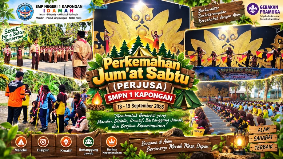🏕️ SMPN 1 Kapongan Gelar Perkemahan Jum’at Sabtu (PERJUSA) 2026
