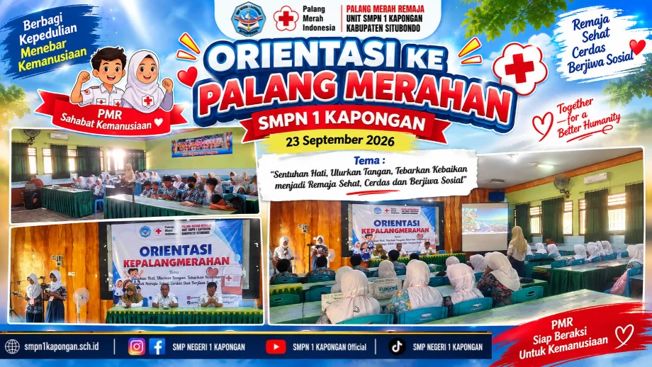 ❤️ Orientasi Kepalangmerahan SMPN 1 Kapongan: Menumbuhkan Remaja Sehat, Cerdas, dan Berjiwa Sosial